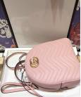 Рюкзак Gucci GG Marmont Quilted Leather Backpack Pink